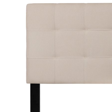 Flash Furniture Bedford Headboard, Queen, Beige Fabric HG-HB1704-Q-B-GG